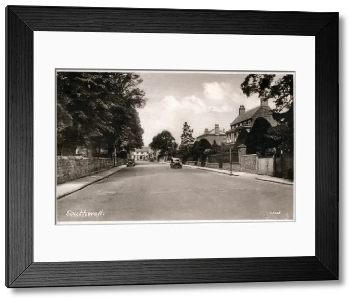 Framed Print : Street, Southwell, Nottinghamshire Framed Print : Street, Southwell, Nottinghamshire
