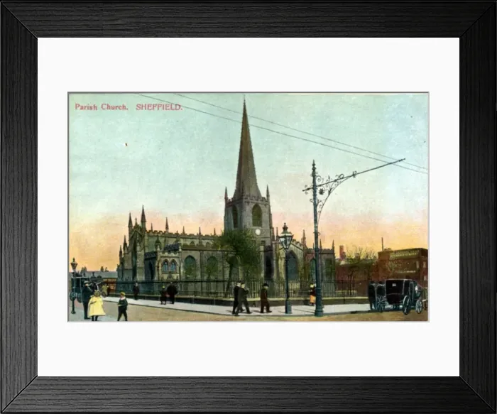 Framed Print : Parish Church, Sheffield, Yorkshire Framed Print : Parish Church, Sheffield, Yorkshire