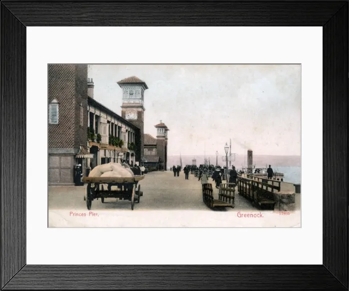 Framed Print : Princes Pier, Greenock, Renfrewshire Framed Print : Princes Pier, Greenock, Renfrewshire