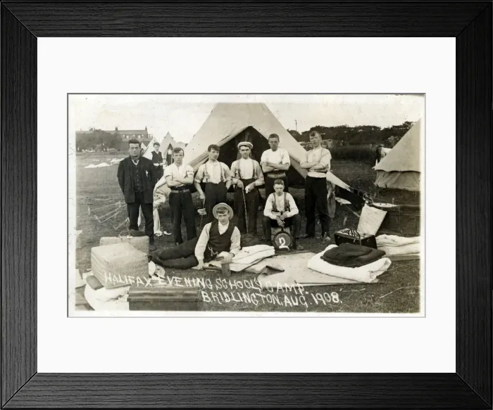 Framed Print : Halifax Evening Schools Camp, Bridlington, Yorkshire Framed Print : Halifax Evening Schools Camp, Bridlington, Yorkshire