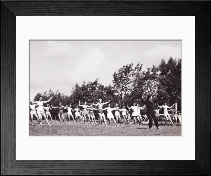 Framed Print : Gymnastics outside Framed Print : Gymnastics outside