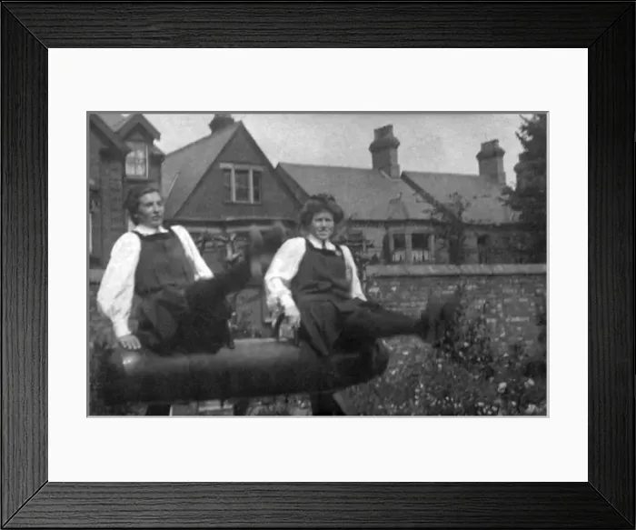 Framed Print : Students on vaulting horse Framed Print : Students on vaulting horse
