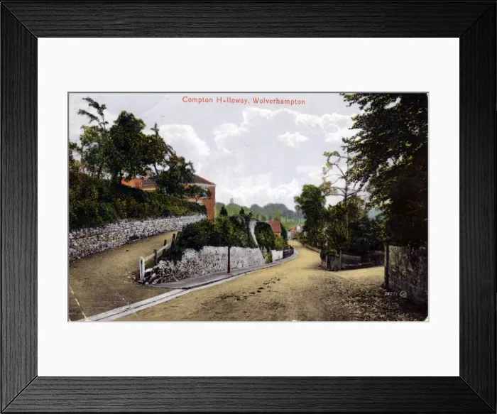 Framed Print : The Holloway, Compton, Staffordshire Framed Print : The Holloway, Compton, Staffordshire