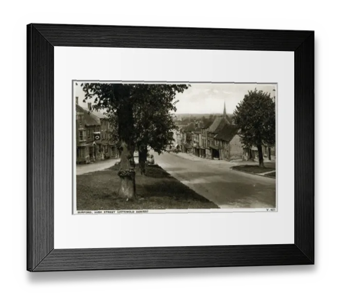 Framed Print : High Street, Burford, Oxfordshire Framed Print : High Street, Burford, Oxfordshire