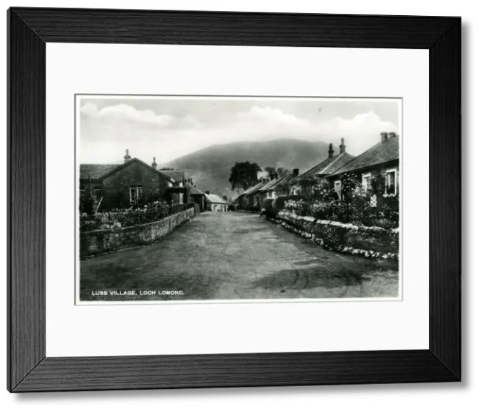 Framed Print : The Village, Luss, Dunbartonshire Framed Print : The Village, Luss, Dunbartonshire