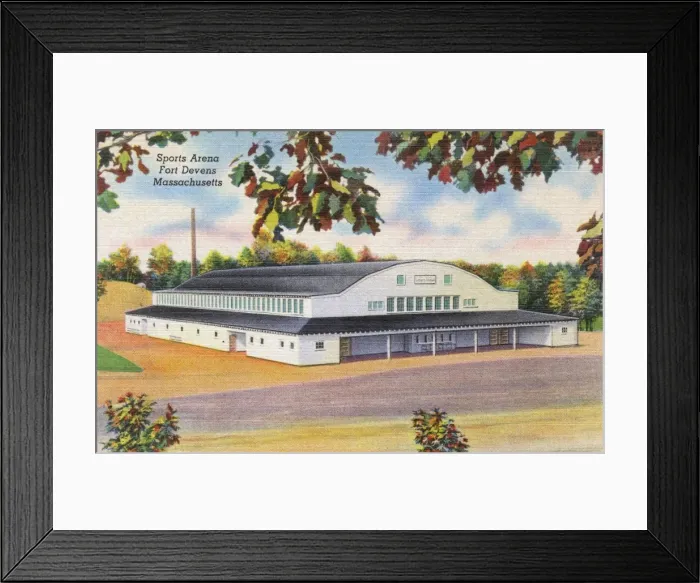 Framed Print : Sports arena, Fort Devens, Massachusetts, USA Framed Print : Sports arena, Fort Devens, Massachusetts, USA