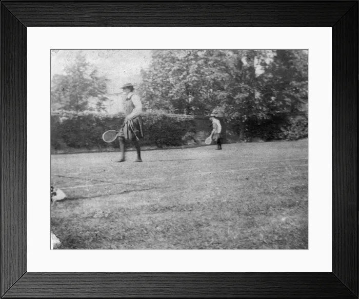Framed Print : Tennis students Framed Print : Tennis students