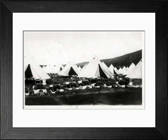 Framed Print : World War One Army Camp Framed Print : World War One Army Camp