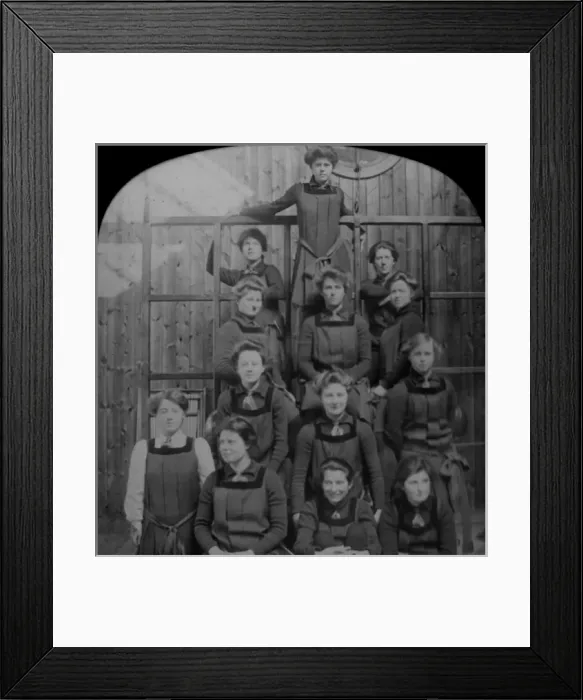 Framed Print : Students on a climbing frame Framed Print : Students on a climbing frame