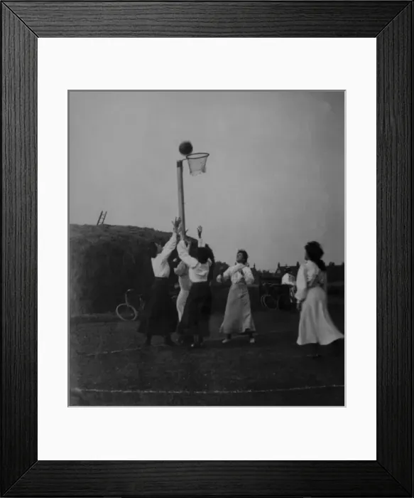 Framed Print : Netball shot Framed Print : Netball shot