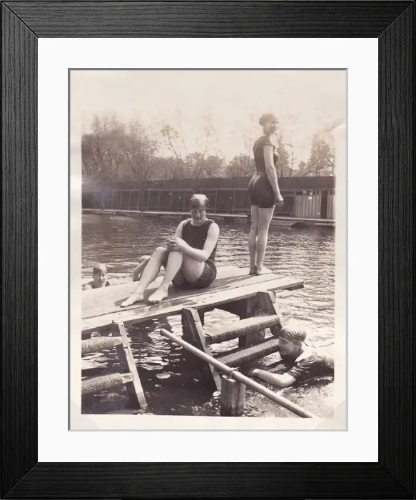 Framed Print : Commercial Road Swimming Baths, Bedford Framed Print : Commercial Road Swimming Baths, Bedford