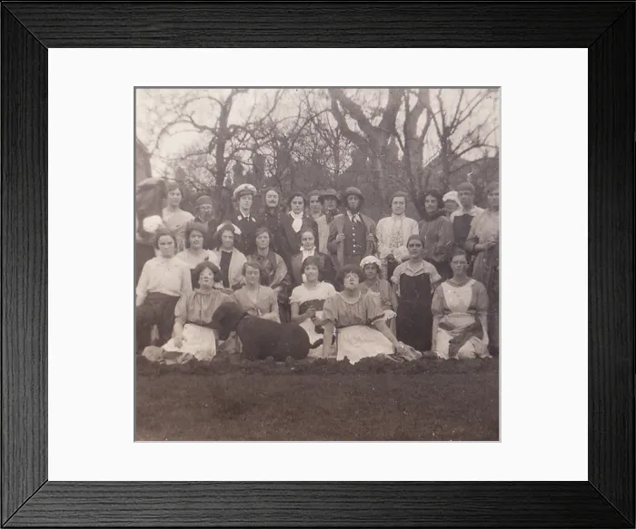 Framed Print : The Squire and his Household - All costumed cast Framed Print : The Squire and his Household - All costumed cast
