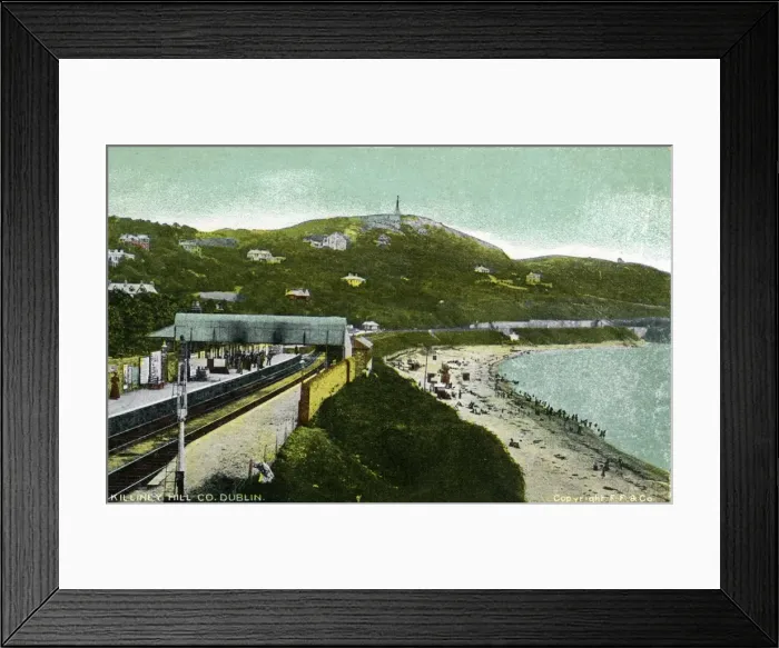 Framed Print : The Railway Station, Killiney, Co Dublin Framed Print : The Railway Station, Killiney, Co Dublin