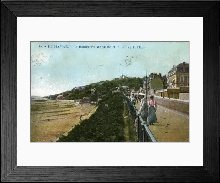 Framed Print : The Boulevard, Le Havre Framed Print : The Boulevard, Le Havre