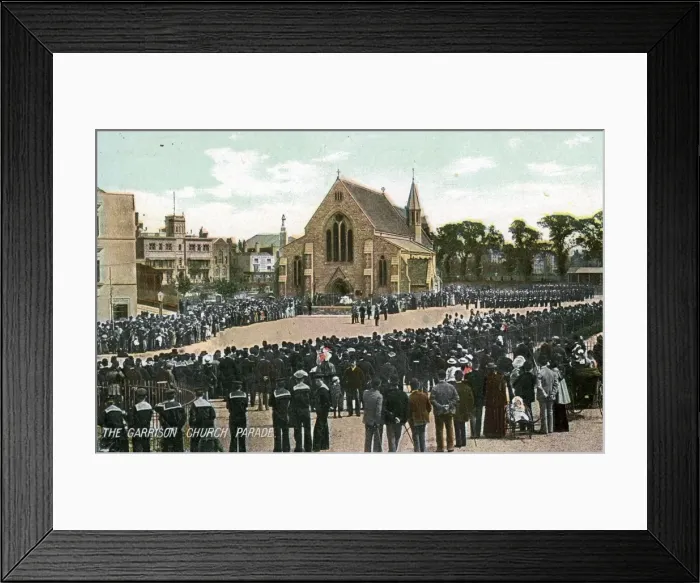 Framed Print : Garrison Church Parade, Portsmouth, Hampshire Framed Print : Garrison Church Parade, Portsmouth, Hampshire