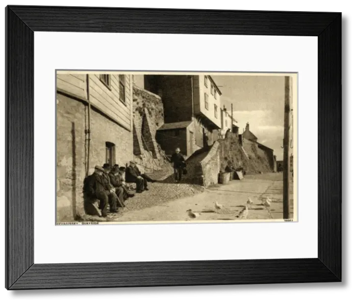 Framed Print : Quayside, Mevagissey, Cornwall Framed Print : Quayside, Mevagissey, Cornwall