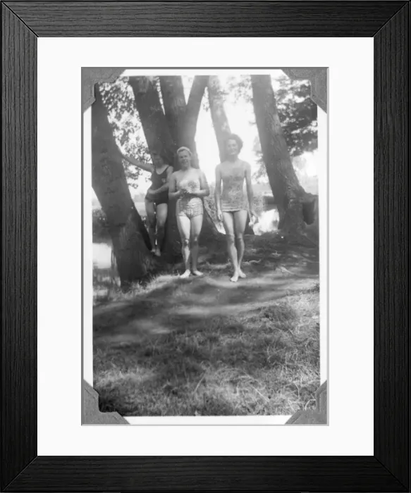 Framed Print : Bathing after games Framed Print : Bathing after games