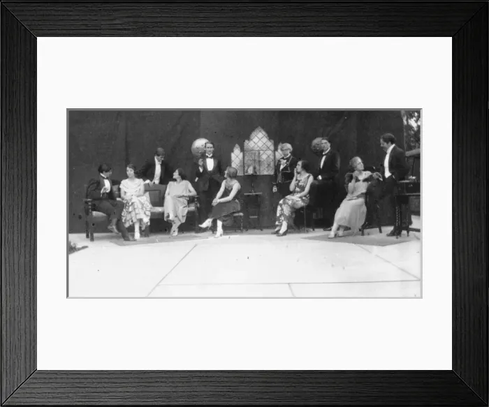 Framed Print : BPTC Seniors Play - July 1924 - Act I Scene II Framed Print : BPTC Seniors Play - July 1924 - Act I Scene II