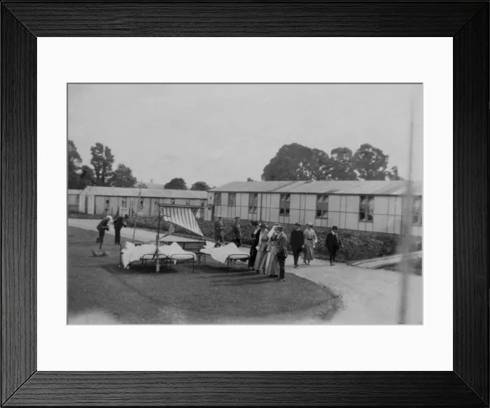 Framed Print : WW1 - BWH Princess Marie Louise visits War Hospital Framed Print : WW1 - BWH Princess Marie Louise visits War Hospital