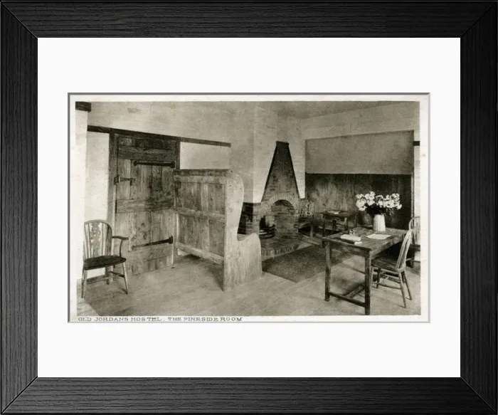 Framed Print : The Old Hostel - The Fireside Room, Jordans, Buckinghamshire Framed Print : The Old Hostel - The Fireside Room, Jordans, Buckinghamshire