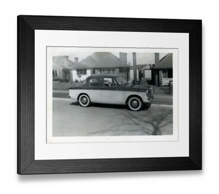 Framed Print : Hillman Minx - Classic Car, Fawley, Hampshire Framed Print : Hillman Minx - Classic Car, Fawley, Hampshire
