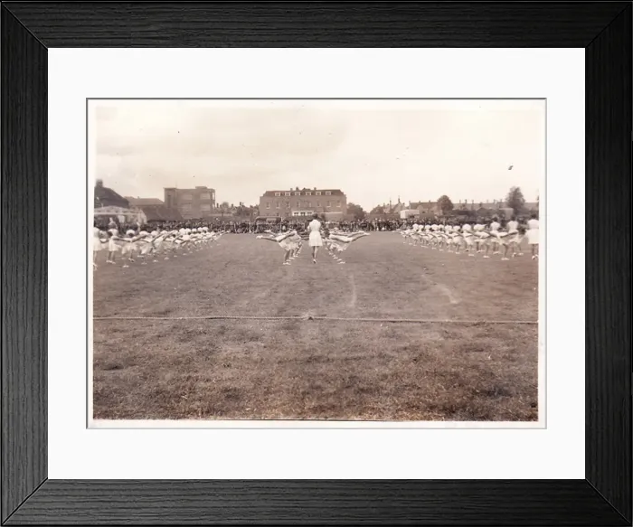 Framed Print : Wings for Victory Week, Display by College Framed Print : Wings for Victory Week, Display by College