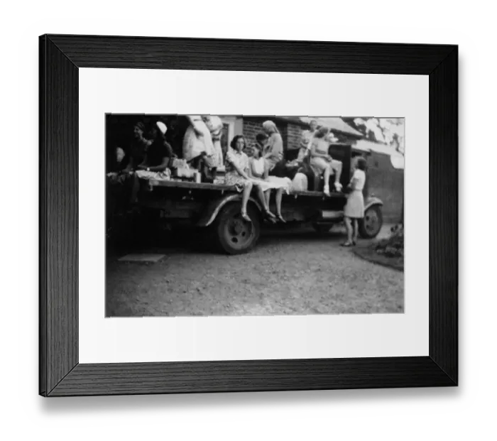 Framed Print : WW2 - Land Army - Home sweet home Framed Print : WW2 - Land Army - Home sweet home
