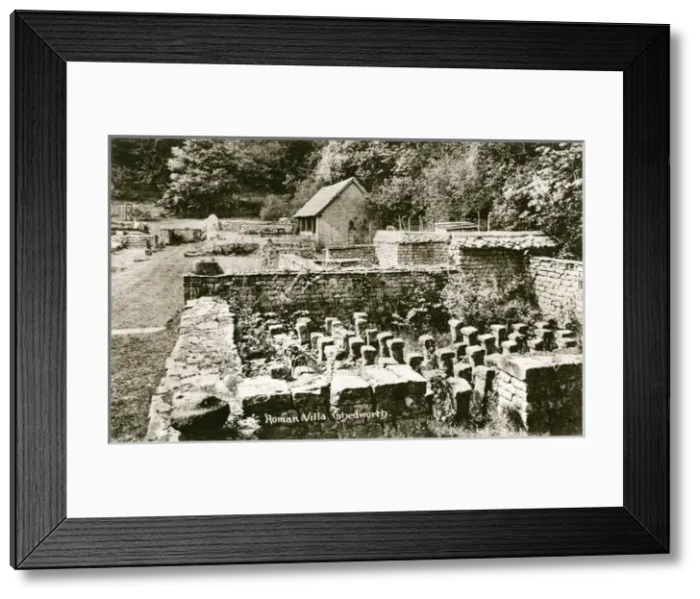 Framed Print : The Roman Villa, Chedworth, Gloucestershire Framed Print : The Roman Villa, Chedworth, Gloucestershire