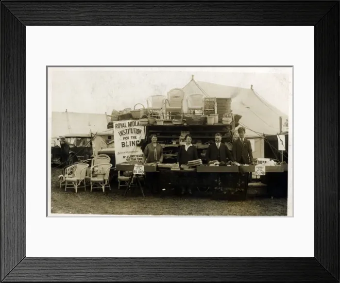 Framed Print : Royal Midland Inst. for the Blind Stall - Derbs Agricultural Framed Print : Royal Midland Inst. for the Blind Stall - Derbs Agricultural