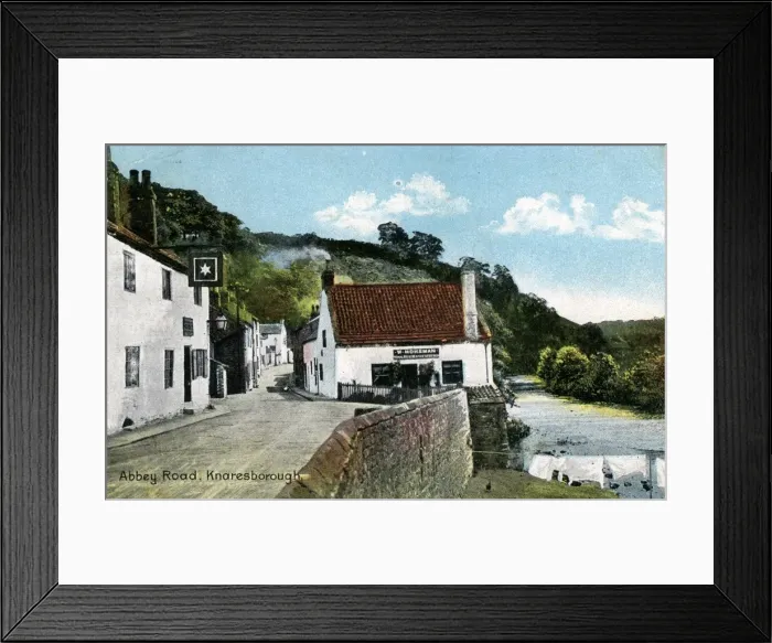 Framed Print : Abbey Road, Knaresborough, Yorkshire Framed Print : Abbey Road, Knaresborough, Yorkshire