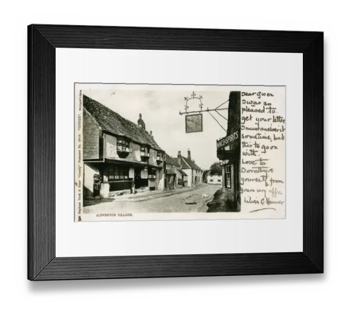 Framed Print : The Village, Alfriston, Sussex Framed Print : The Village, Alfriston, Sussex