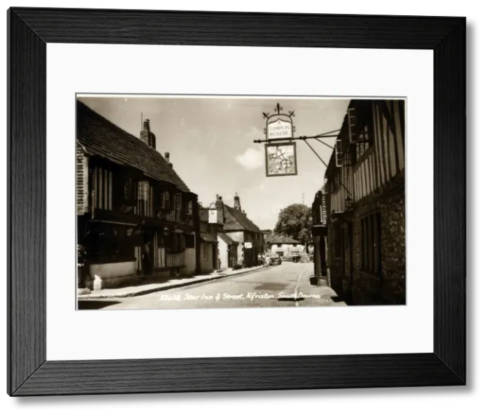 Framed Print : The Village, Alfriston, Sussex Framed Print : The Village, Alfriston, Sussex