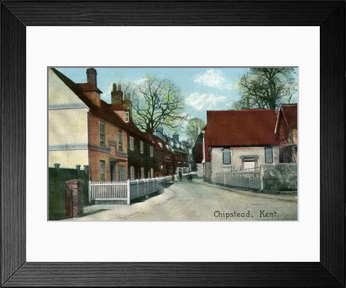 Framed Print : The Village, Chipstead, Kent Framed Print : The Village, Chipstead, Kent