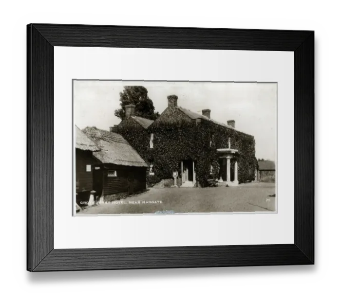 Framed Print : Grove Ferry Hotel, Upstreet, Kent Framed Print : Grove Ferry Hotel, Upstreet, Kent
