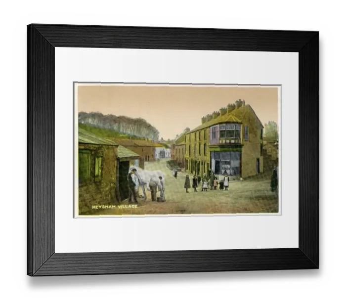 Framed Print : The Village, Heysham, Lancashire Framed Print : The Village, Heysham, Lancashire