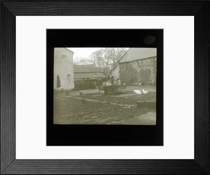 Framed Print : Farmyard, Burton, Cheshire Framed Print : Farmyard, Burton, Cheshire