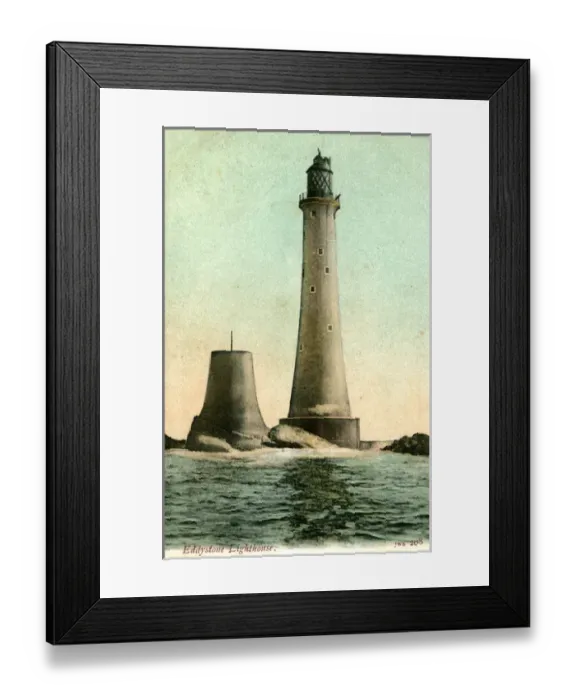 Framed Print : Eddystone Lighthouse, Rame, Cornwall Framed Print : Eddystone Lighthouse, Rame, Cornwall