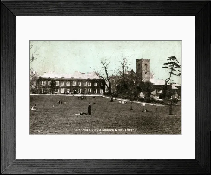 Framed Print : Abbey & Church, Abingdon, Northamptonshire Framed Print : Abbey & Church, Abingdon, Northamptonshire