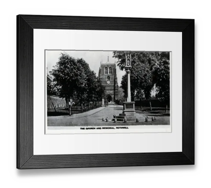 Framed Print : Holy Trinity Church & Memorial, Rothwell, Yorkshire Framed Print : Holy Trinity Church & Memorial, Rothwell, Yorkshire