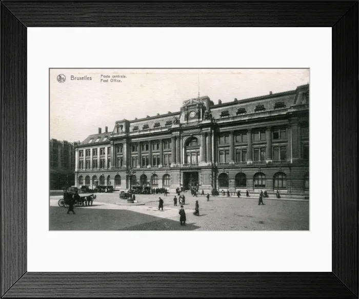 Framed Print : Post Office, Brussels Framed Print : Post Office, Brussels