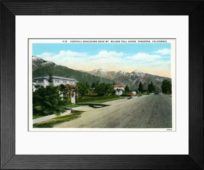 Framed Print : Foothill Boulevard, California Framed Print : Foothill Boulevard, California