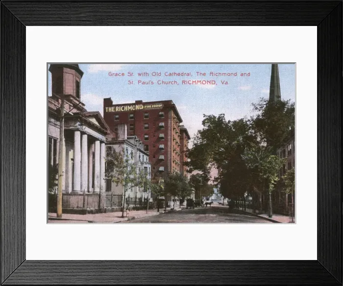 Framed Print : Grace Street, Richmond, Virginia, USA Framed Print : Grace Street, Richmond, Virginia, USA