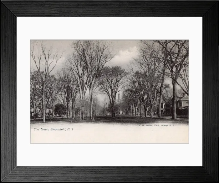 Framed Print : The Green, Bloomfield, New Jersey, USA Framed Print : The Green, Bloomfield, New Jersey, USA