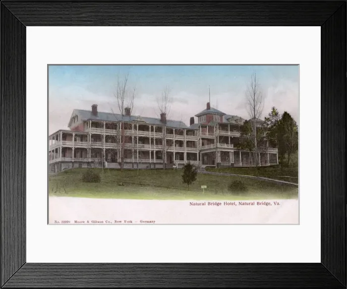 Framed Print : Natural Bridge Hotel, Natural Bridge, Virginia, USA Framed Print : Natural Bridge Hotel, Natural Bridge, Virginia, USA
