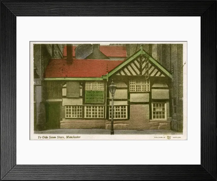 Framed Print : Old Seven Stars Inn, Withy Grove, Lancashire Framed Print : Old Seven Stars Inn, Withy Grove, Lancashire