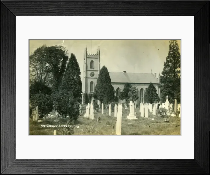 Framed Print : Old Church, Shirley, Hampshire Framed Print : Old Church, Shirley, Hampshire