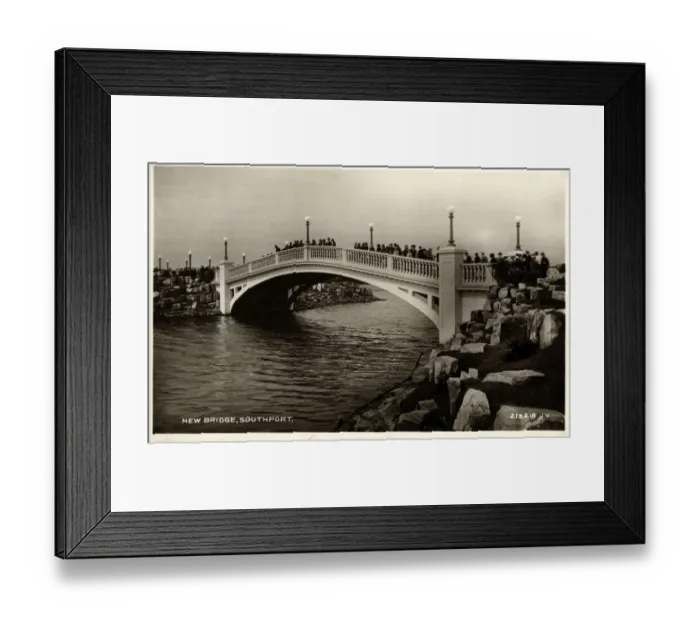 Framed Print : New Bridge, Southport, Merseyside Framed Print : New Bridge, Southport, Merseyside
