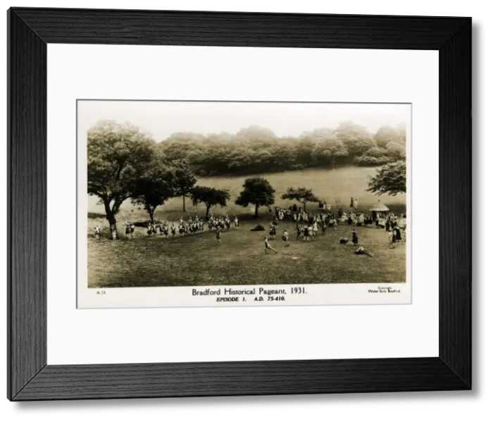 Framed Print : Historical Pageant, Undercliffe, Yorkshire Framed Print : Historical Pageant, Undercliffe, Yorkshire