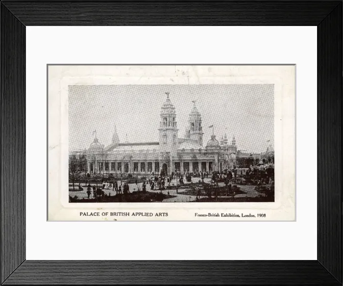 Framed Print : Palace of British Applied Arts - Franco-British Exhibition Framed Print : Palace of British Applied Arts - Franco-British Exhibition
