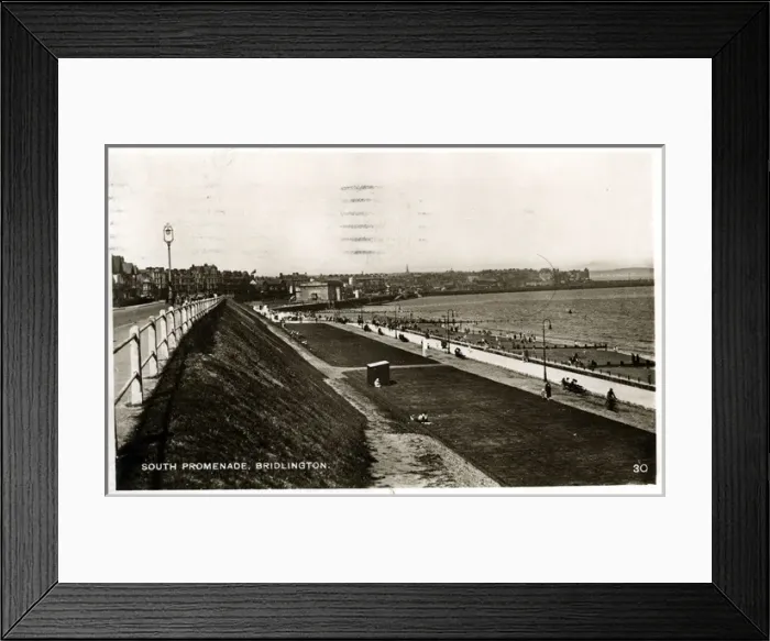 Framed Print : South Promenade, Bridlington, Yorkshire Framed Print : South Promenade, Bridlington, Yorkshire